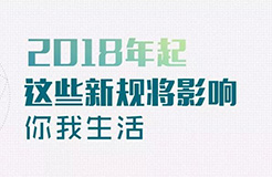 2018年起，這些新規(guī)將影響你我生活！