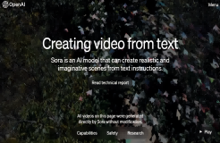 AI狂飆！OpenAI首次進(jìn)軍AI視頻生成領(lǐng)域