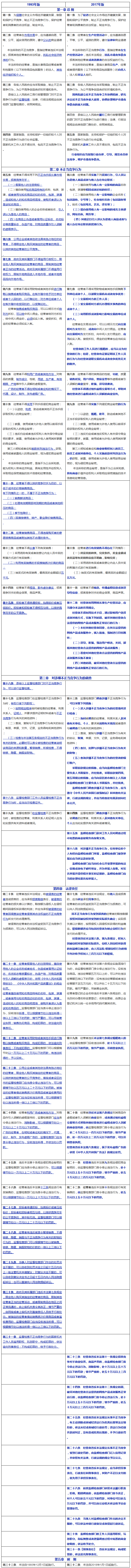 【收藏】新舊《反不正當競爭法》對比表