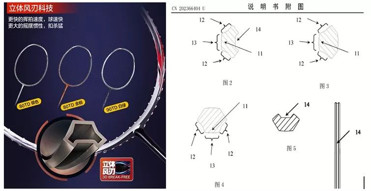 這四種「羽毛球拍」里到底藏了哪些專利？