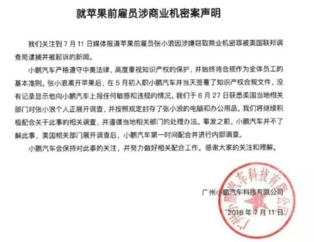 特斯拉起訴小鵬汽車員工離職前竊取自動(dòng)駕駛源代碼，小鵬汽車回應(yīng)