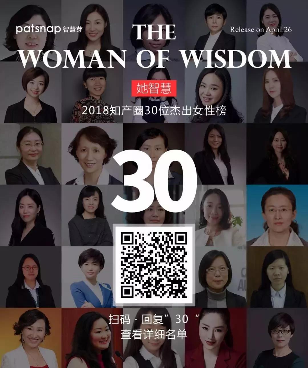 征集 | 2019 知產(chǎn)圈 30 位杰出女性：她智慧，她力量！