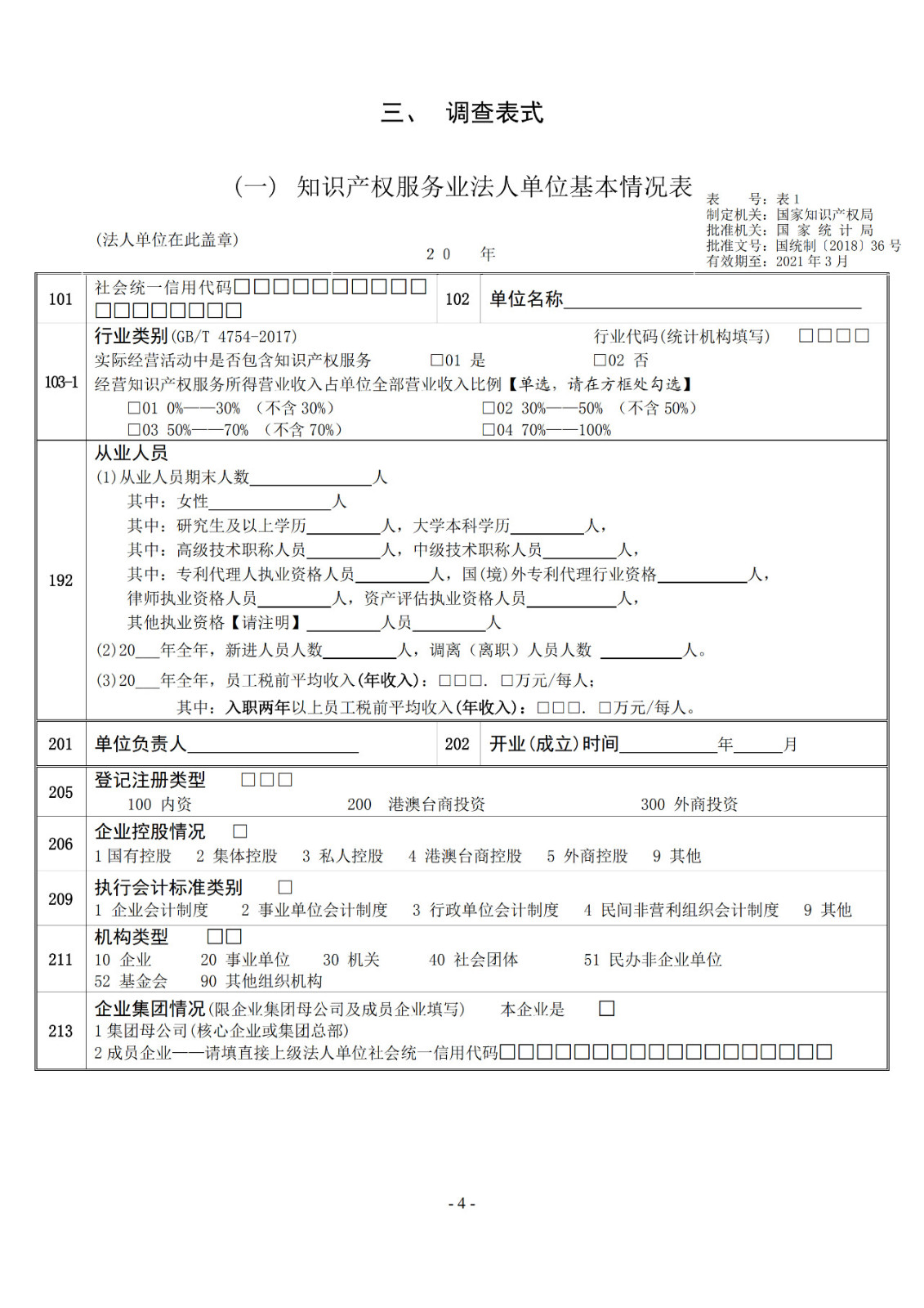 2019年知識產(chǎn)權服務業(yè)統(tǒng)計調查工作開始！