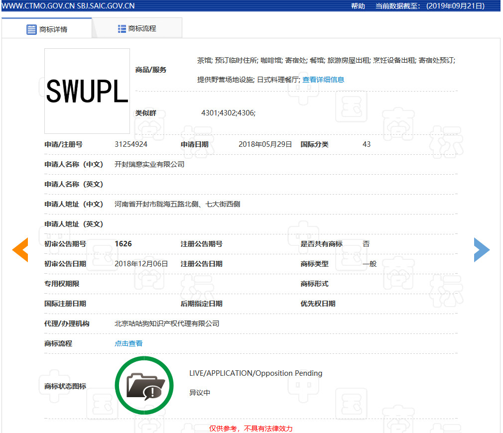 西南政法大學(xué)SWUPL商標(biāo)被搶注？