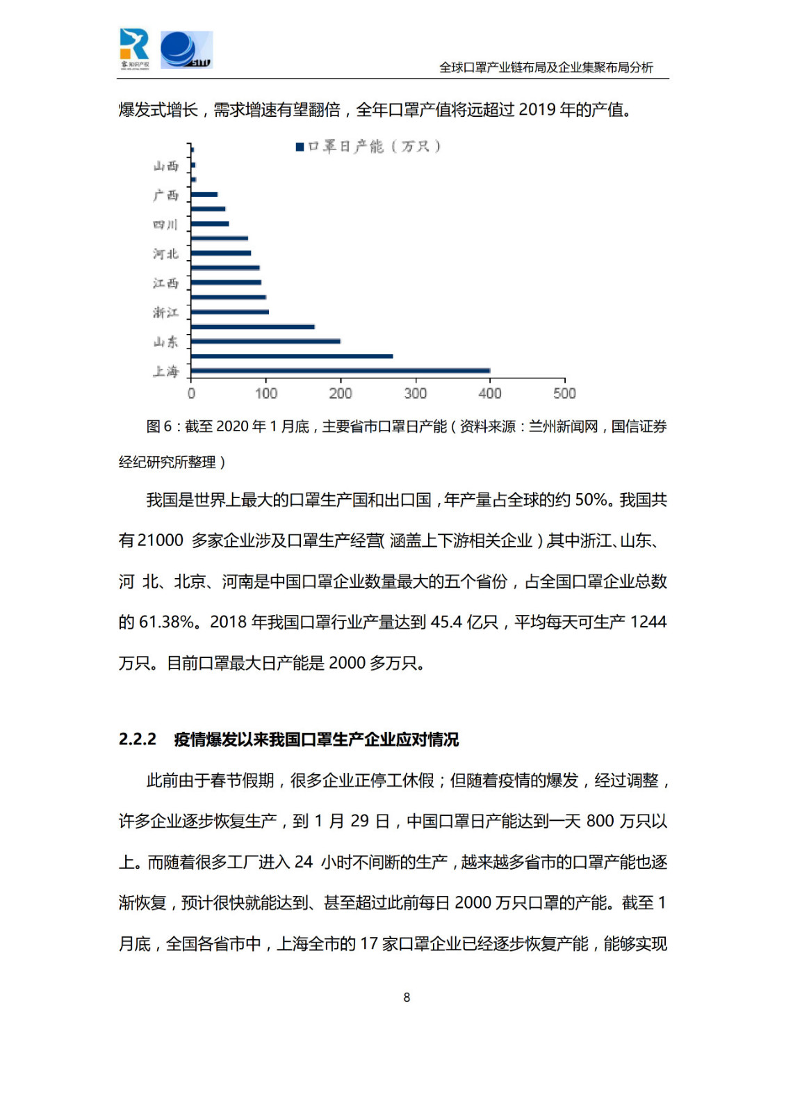 深度！全球口罩產(chǎn)業(yè)鏈布局及企業(yè)集聚布局分析報告（共84頁）