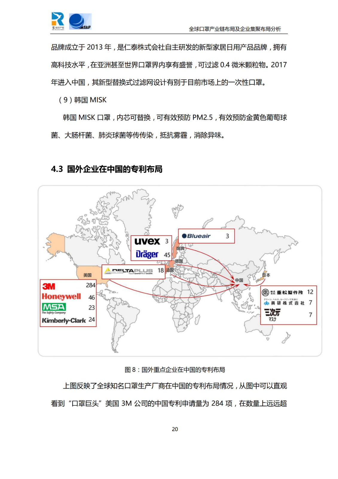 深度！全球口罩產(chǎn)業(yè)鏈布局及企業(yè)集聚布局分析報告（共84頁）