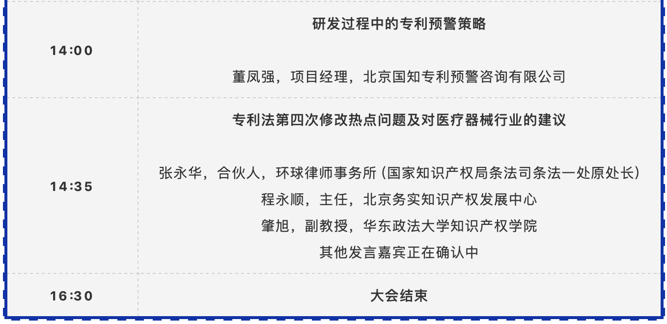 通知：中國醫(yī)療器械知識(shí)產(chǎn)權(quán)峰會(huì)2020將延期至6月5-6日舉辦！