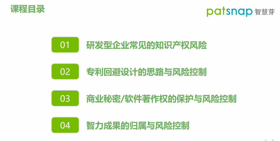 三節(jié)課全解"專利風險預警"，想擺脫底層執(zhí)行成為Leader的人必學！