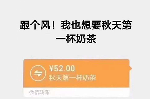 “秋天第一杯奶茶”商標(biāo)、公司名稱相繼被申請！