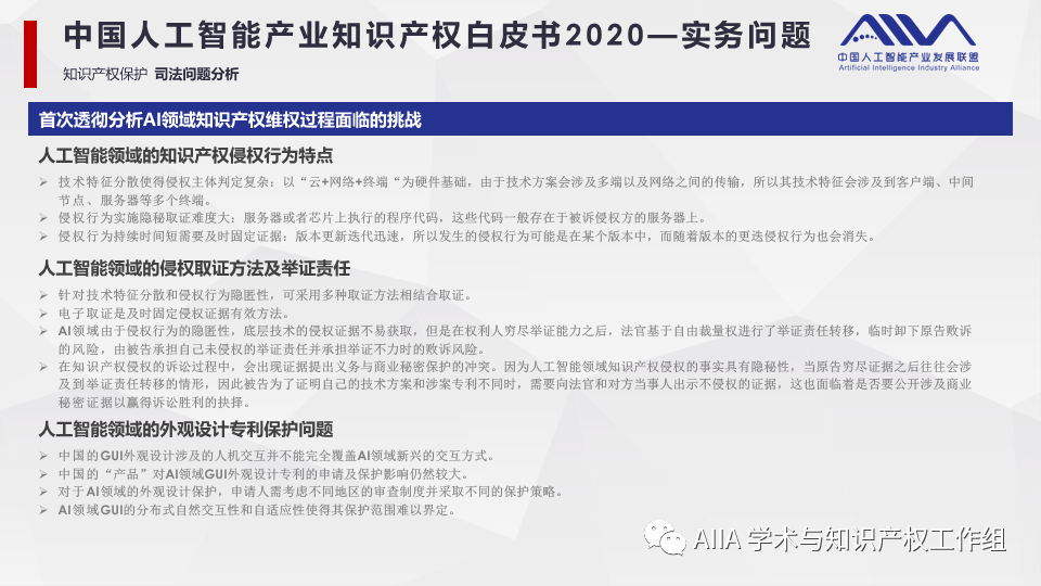 《中國人工智能產(chǎn)業(yè)知識(shí)產(chǎn)權(quán)白皮書2020》已于2021年2月3日正式發(fā)布