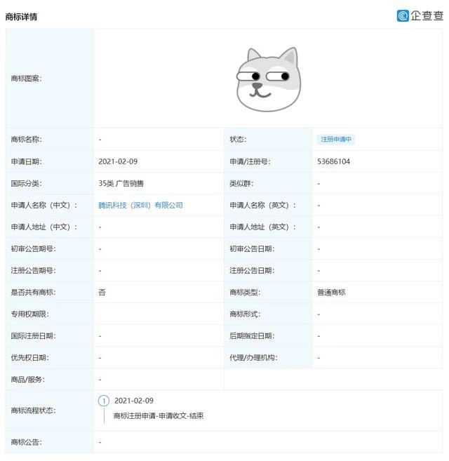 騰訊申請注冊多個“狗頭”商標，網友吐槽：要把企鵝換成旺財？