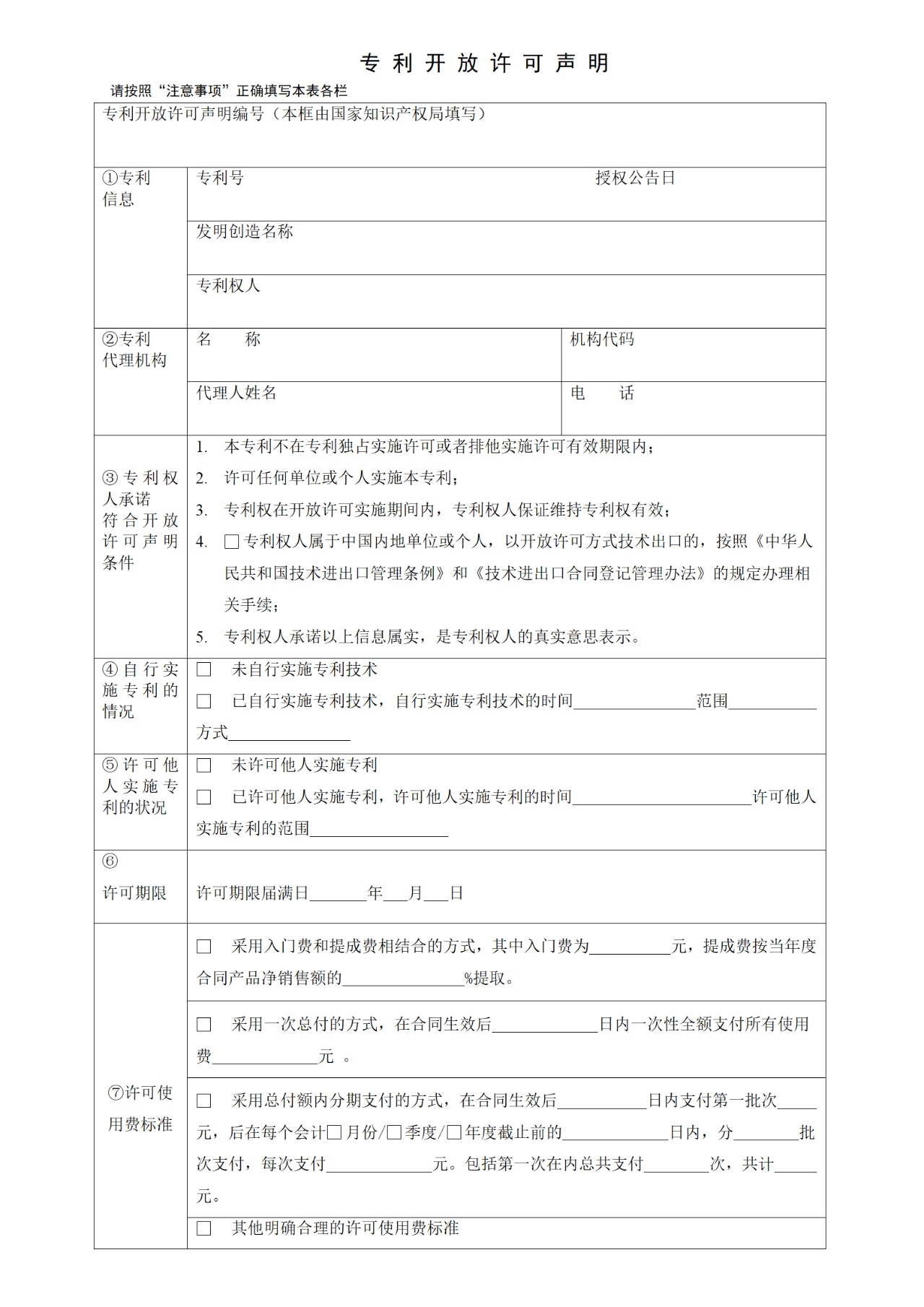 國知局：6月1日啟用新專利法修改的17個表格