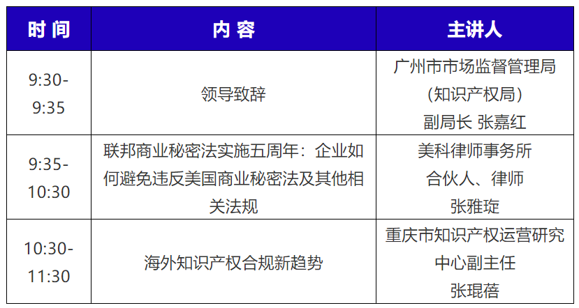 今天9:30直播！企業(yè)知識產(chǎn)權(quán)國際合規(guī)培訓(xùn)