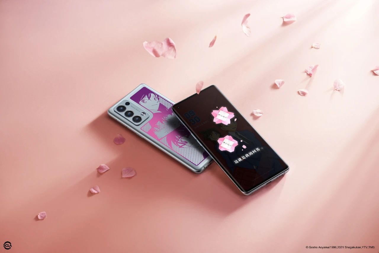 OPPO Reno6 Pro+ 柯南限定版發(fā)布，電致變色方案，聯(lián)名元素拉滿(mǎn)