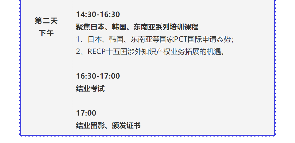 講師公布！2021年「涉外專利代理高級研修班【上海站】」即將舉辦！