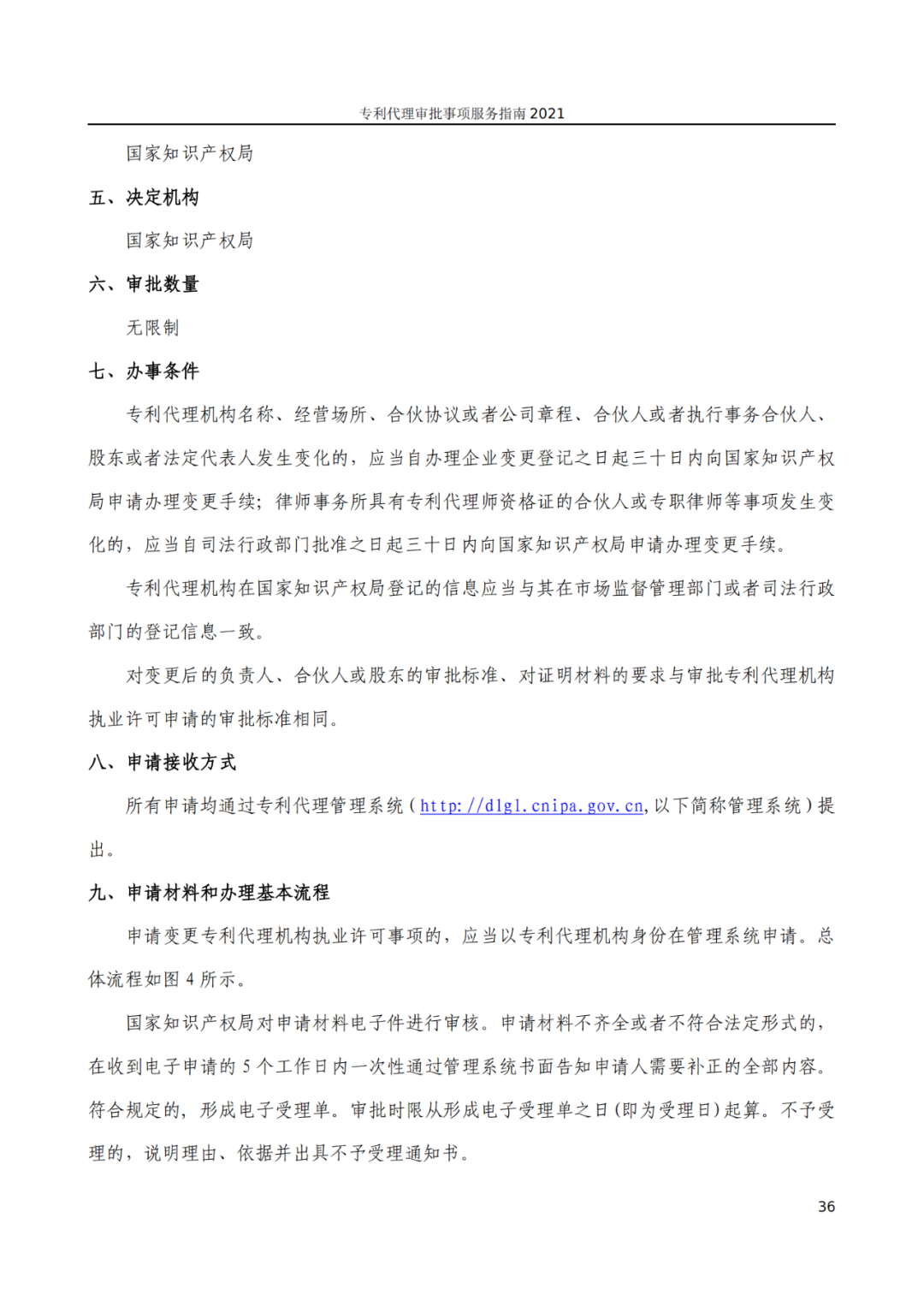 最新！2021年專利代理審批事項(xiàng)服務(wù)指南發(fā)布