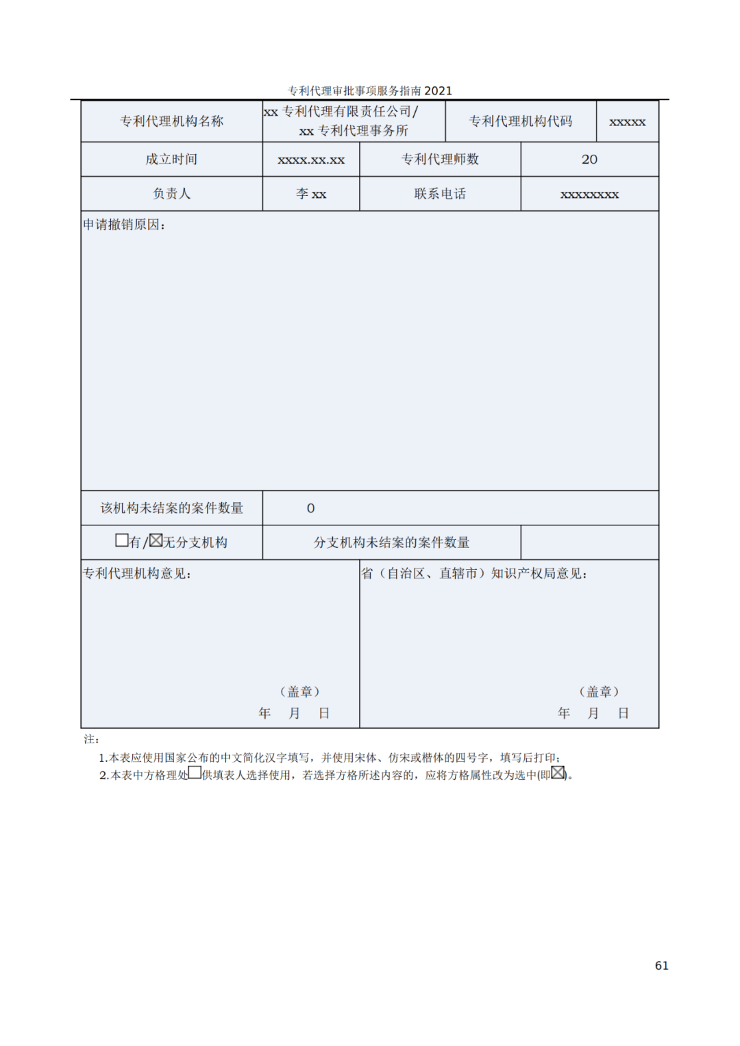 最新！2021年專利代理審批事項(xiàng)服務(wù)指南發(fā)布