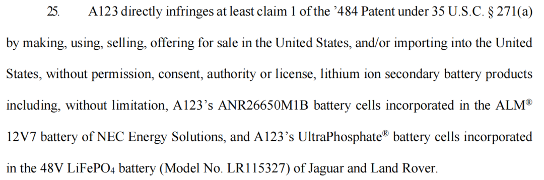 磷酸鐵鋰電池再燃專利戰(zhàn)！特斯拉遭專利侵權(quán)訴訟