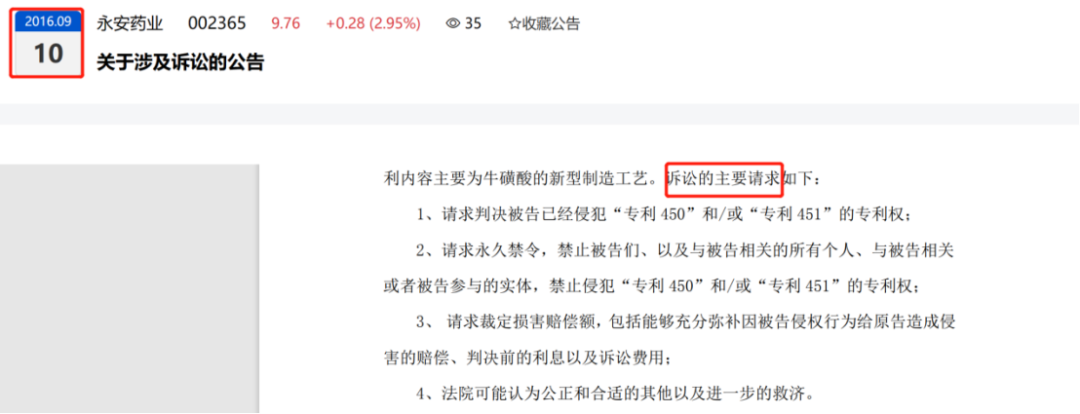 被起訴侵權(quán)五項(xiàng)專利索要3倍賠償，永安藥業(yè)公布與美國(guó)VITAWORKS訴訟進(jìn)展