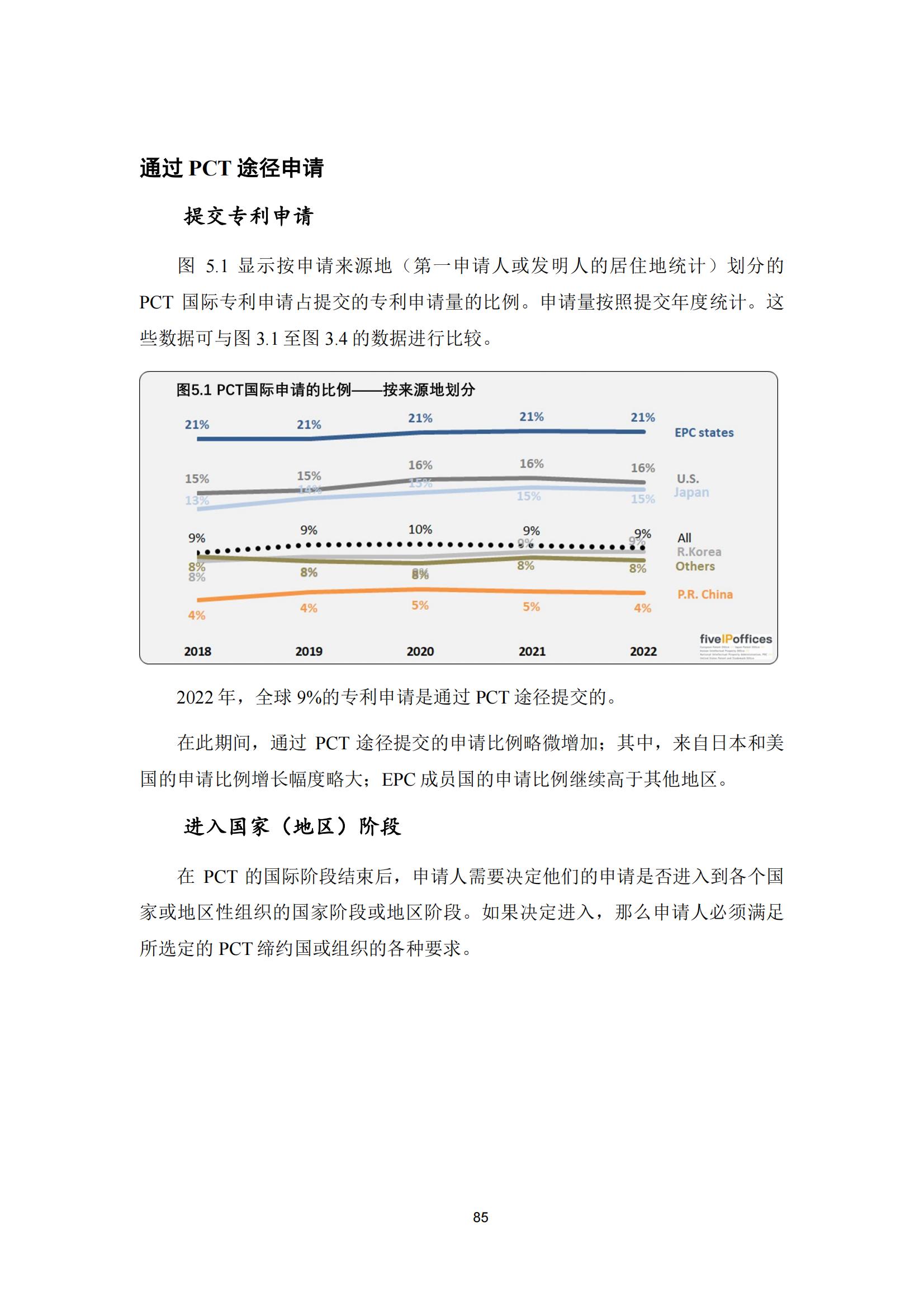 國知局：《2023年世界五大知識產(chǎn)權(quán)局統(tǒng)計報告》（中英文版）