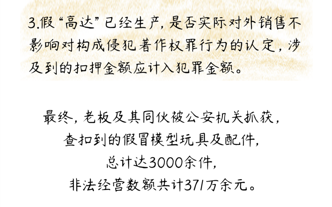 我的“高達”變樣了？侵犯著作權，可不是鬧著玩兒的