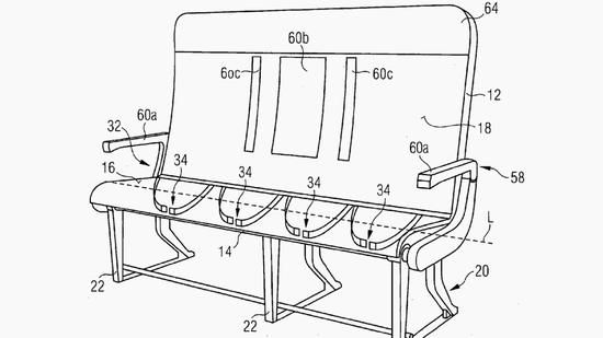 空客又申請座位設(shè)計(jì)奇葩專利
