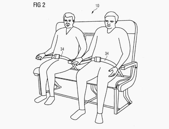 空客又申請座位設(shè)計(jì)奇葩專利