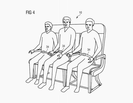 空客又申請座位設(shè)計(jì)奇葩專利