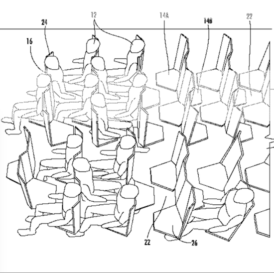 空客又申請座位設計奇葩專利