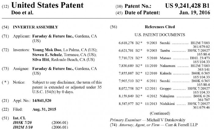 聽說法拉第未來獲得了一個(gè)逆變器專利，這里有關(guān)于它的解析